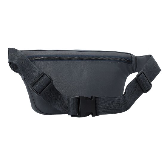 Piquadro Marsupio quadrato nero in pelle 31 cm