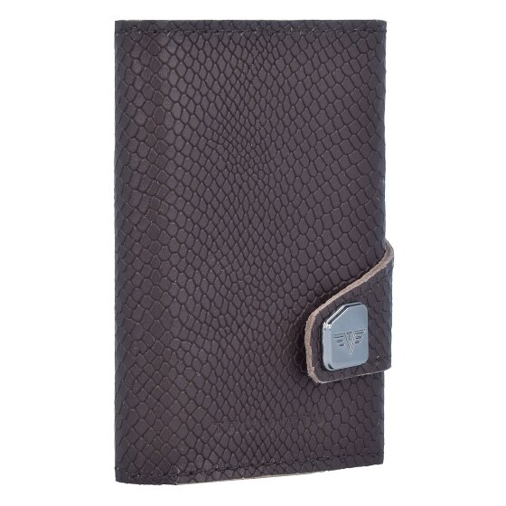 Tru Virtu Custodia per carte di credito Click & Slide Portafoglio RFID in pelle 6,5 cm