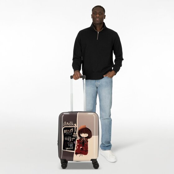 Anekke Viaje 4 ruote Carrello della cabina 55 cm con piega di espansione
