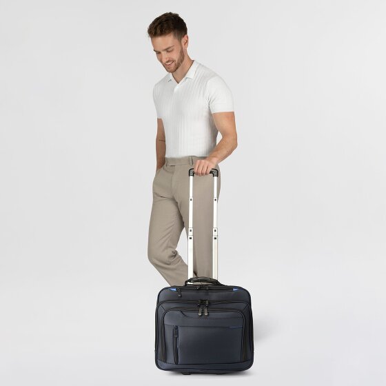 Dermata Trolley business a 2 ruote 42 cm Scomparto per laptop Dermata Trolley business a 2 ruote 42 cm Scomparto per laptop