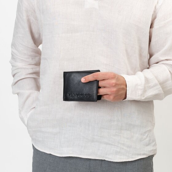 Farmhood Memphis Portafoglio Protezione RFID Pelle 12.5 cm
