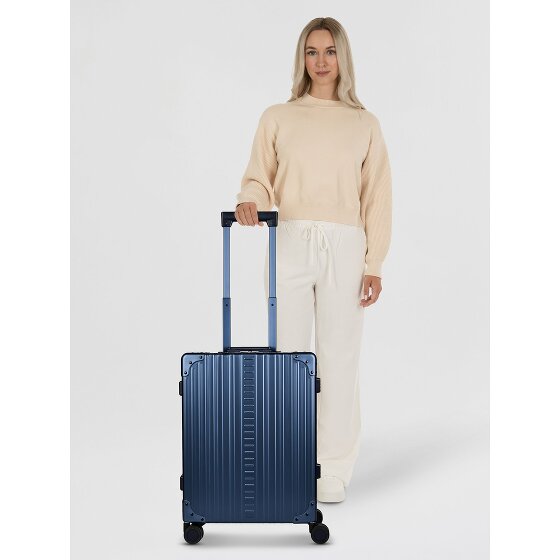 Aleon Trolley cabina Traveler Domestic a 4 ruote in Alluminio, 55 cm