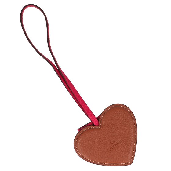 AIGNER Etichetta per borsa moda in pelle 8 cm