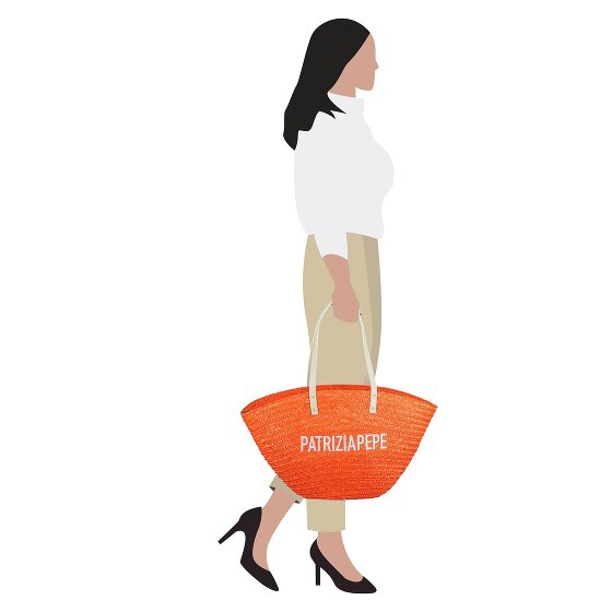 Patrizia Pepe Summer Straw Borsa shopper 51 cm