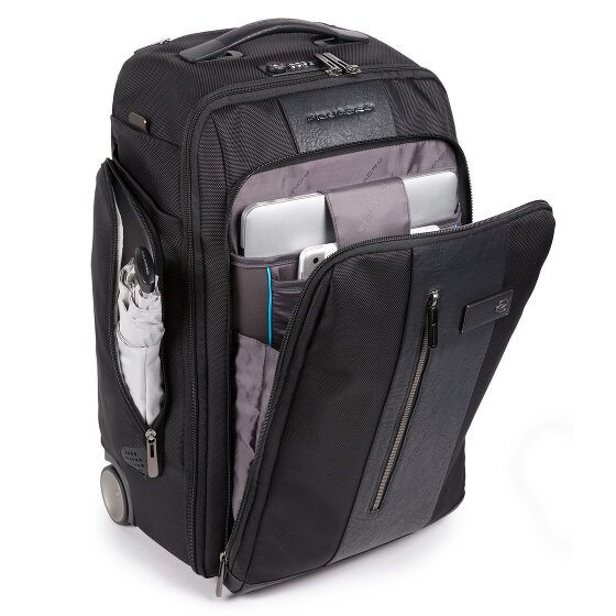 Piquadro Brief 2-Wheel Backpack Trolley 53 cm Scomparto per laptop