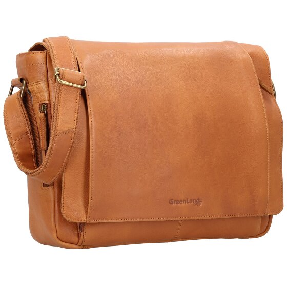 Greenland Nature Messenger Nature in pelle 39 cm Scomparto per laptop
