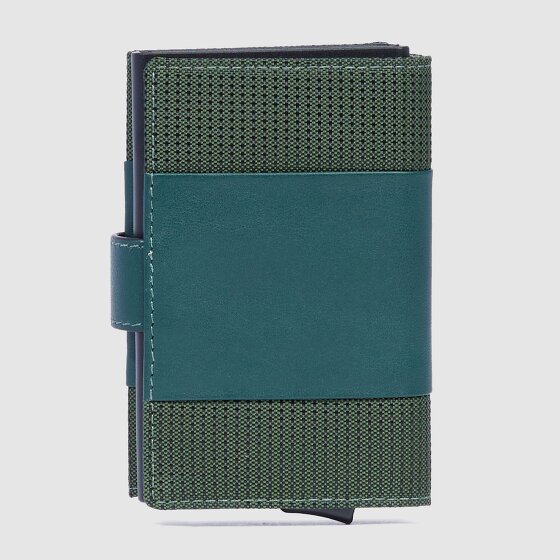 Piquadro PQ-Earth Custodia per carta di credito Protezione RFID Vera Pelle 6.5 cm