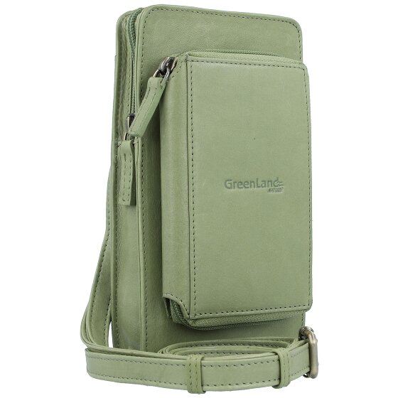 Greenland Nature Natura Borsa morbida per cellulare Portafoglio in pelle 11 cm