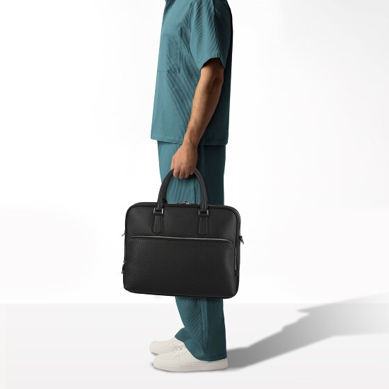 Boss New Crosstown Valigetta Pelle 38 cm Scomparto per laptop