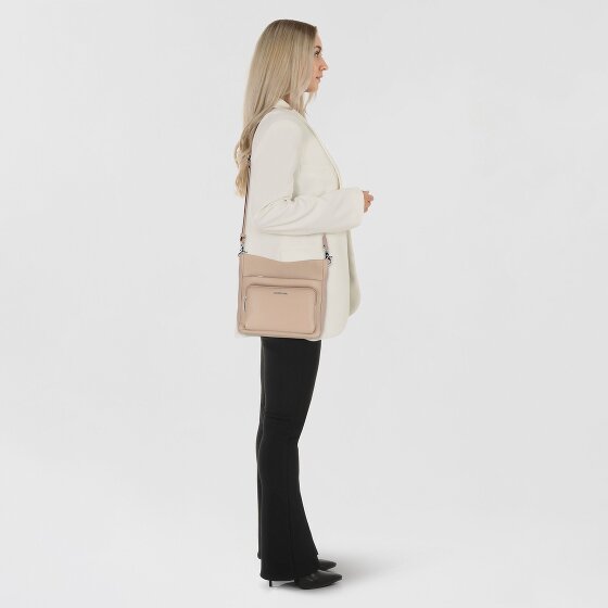 Mandarina Duck Mellow Leather Borsa a tracolla Vera Pelle 30 cm