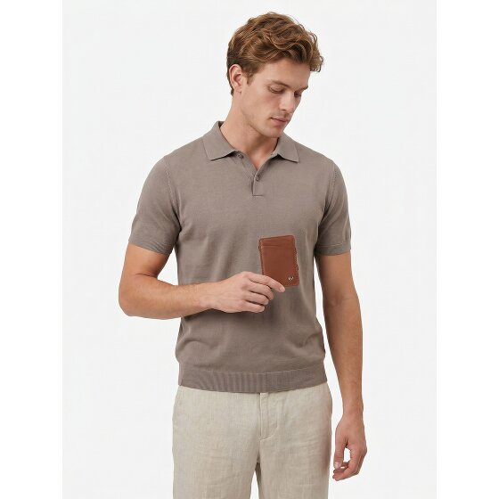 Golden Head Polo Custodia per carta di credito Protezione RFID Vera Pelle 7.5 cm