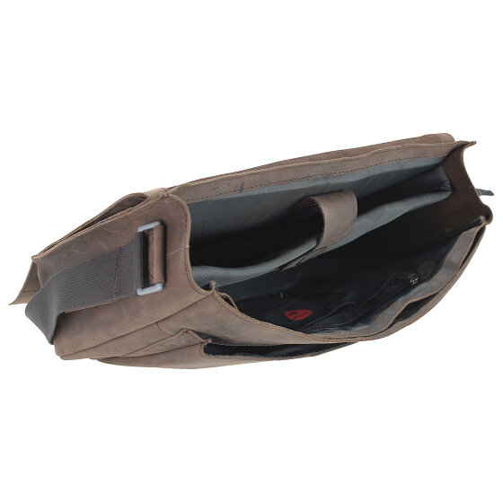 Strellson Richmond Messenger in pelle 40 cm Scomparto per laptop