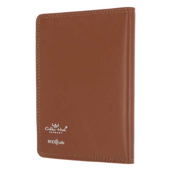 Golden Head Polo Identity Card Case RFID in pelle 9 cm