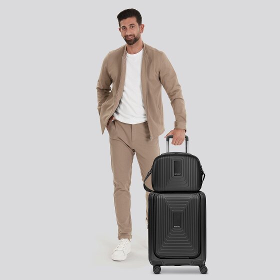 Redolz Set di valigie Essentials 14 2 pezzi trolley da cabina con piega elastica + beauty case