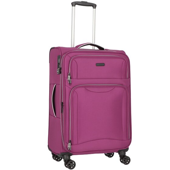 d&n Travel Line 9204 4 ruote Carrello M 66 cm con piega di espansione