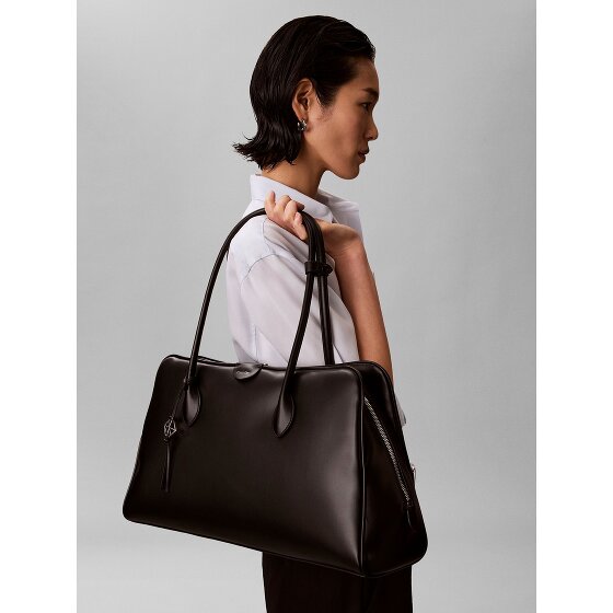 Calvin Klein Embossed Borsa a tracolla 47 cm