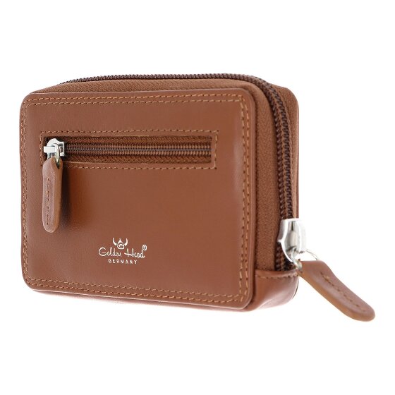 Golden Head Polo Portafoglio chiave Vera Pelle 11 cm