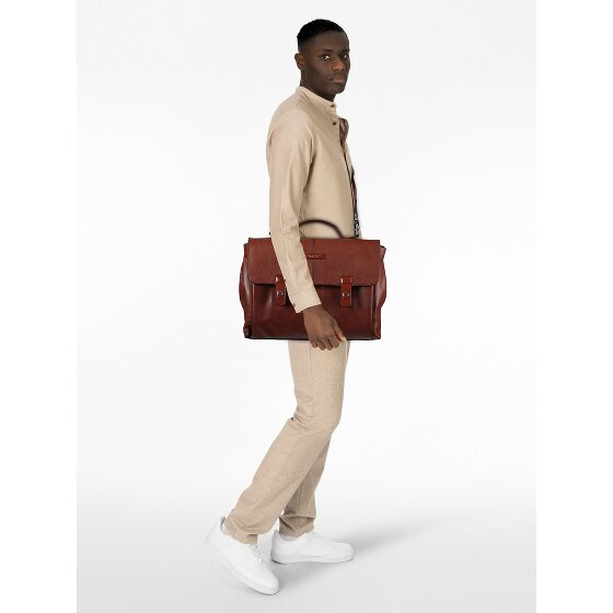 The Bridge Biagio Cartella Messenger Vera Pelle 41 cm Vano porta PC