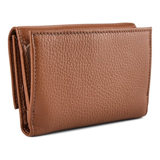 Coccinelle Portafoglio morbido in pelle metallizzata 14 cm