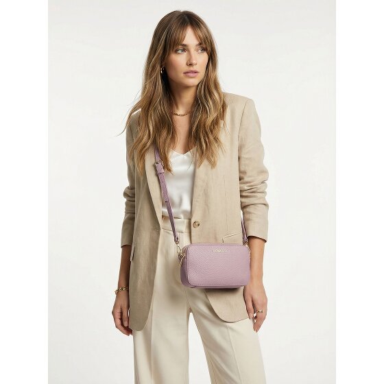 Lazarotti Borsa a tracolla in pelle Bologna Camera-Bag in pelle con doppia cerniera, 18 cm