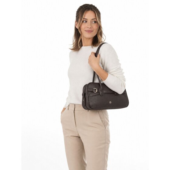 AIGNER Whip Borsa a spalla Vera Pelle 30 cm