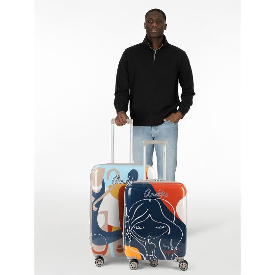 Anekke Eikon 4 ruote Set di valigie 2 pezzi con piega di espansione