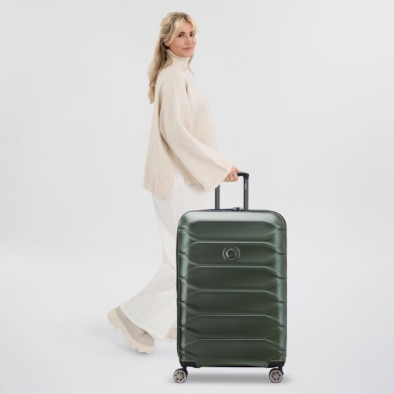 Delsey Paris Meteor 4 ruote Carrello L 78 cm con piega di espansione