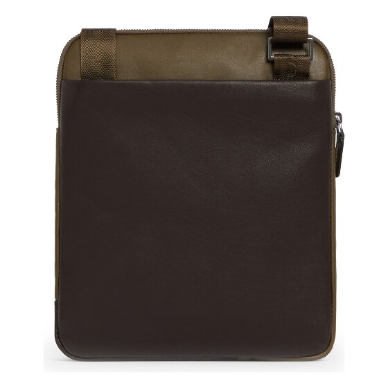 Piquadro Black Square Borsa a tracolla Vera Pelle 23 cm