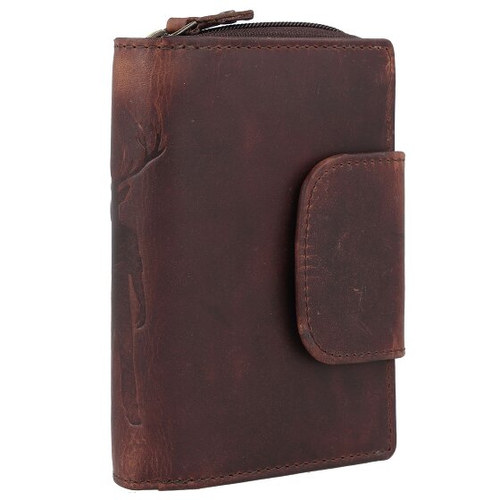 Jack Kinsky Monterey Portafoglio Protezione RFID Pelle 10 cm