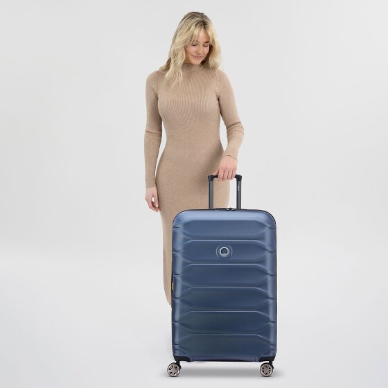 Delsey Paris Meteor 4 ruote Carrello L 78 cm con piega di espansione
