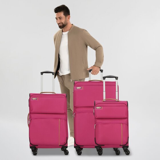 d&n Travel Line 6704 4 ruote Set di valigie 3 pezzi