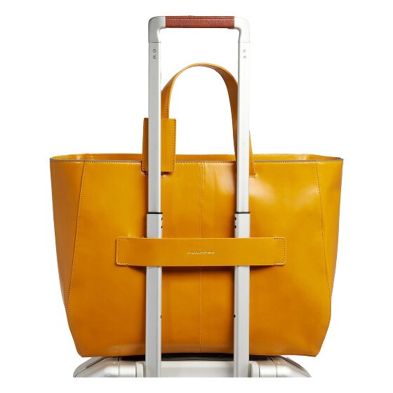 Piquadro Blue Square Borsa shopper Vera Pelle 40 cm