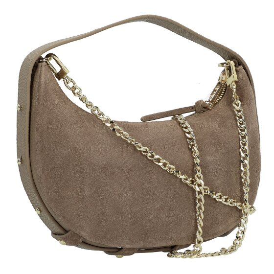 Hey Marly Lifetime Sister Suede Borsa a spalla Vera Pelle 25 cm
