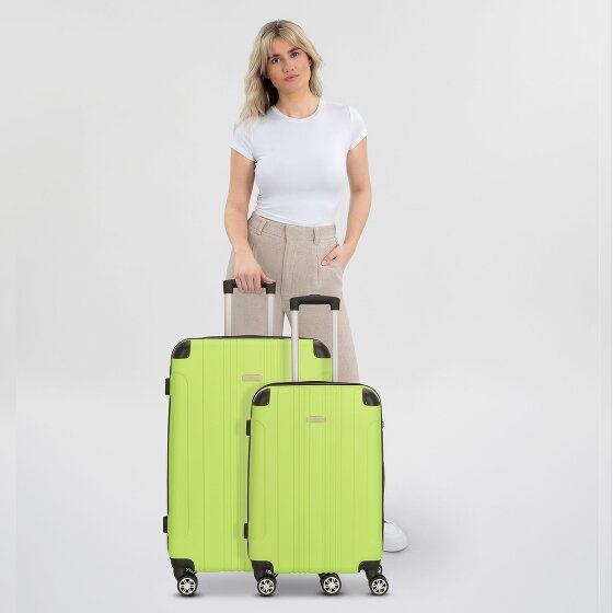 Nowi Lugano 4 ruote Set di valigie 2 pezzi