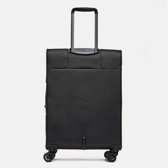 Mandarina Duck Zephyr 4 ruote Carrello M 67 cm con piega di espansione