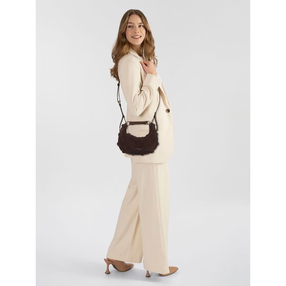 Hey Marly Lifetime Sister Suede Borsa a spalla Vera Pelle 25 cm