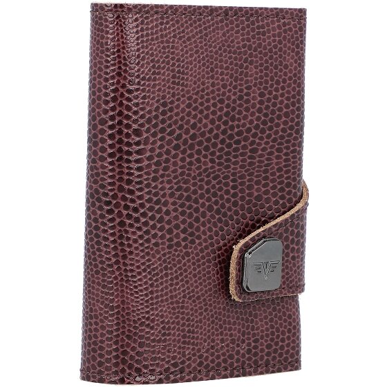 Tru Virtu Custodia per carte di credito RFID in pelle 6,5 cm