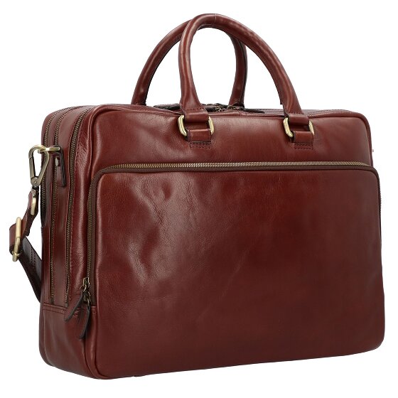 Leonhard Heyden Cartella Cambridge in pelle 40 cm