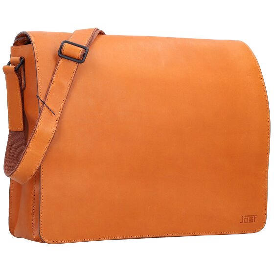 Jost Futura borsa a tracolla L in pelle 35 cm scomparto per laptop