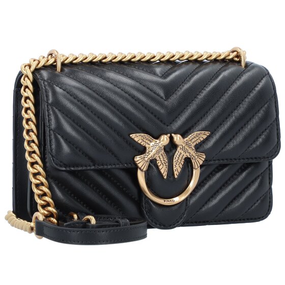 PINKO Love One Borsa a tracolla Vera Pelle 21 cm