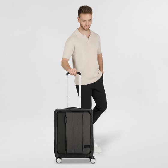 American Tourister Hello Cabin 4 ruote Carrello della cabina 55 cm Scomparto per laptop