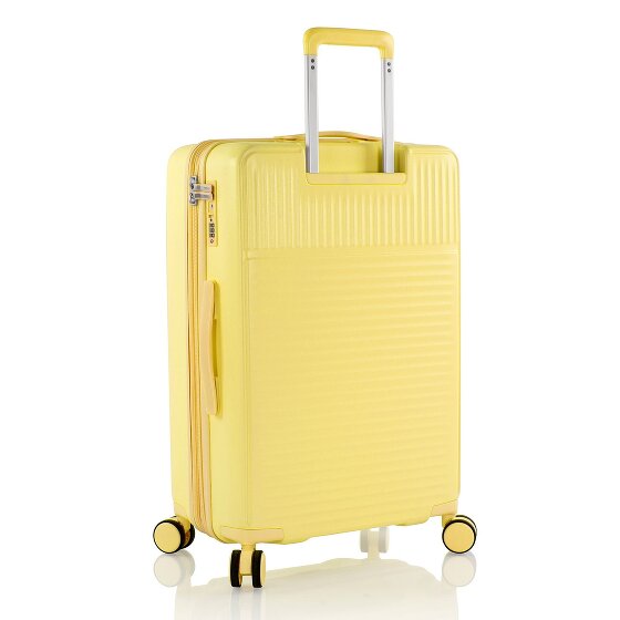 Heys Pastel 4 ruote Set di valigie 3 pezzi con piega di espansione