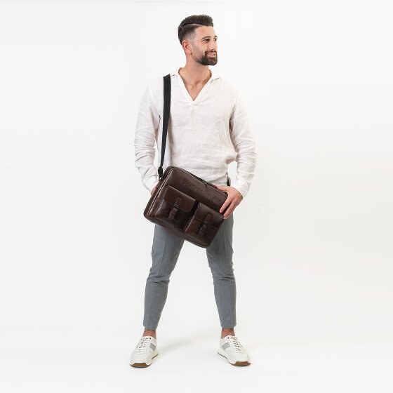 Farmhood Memphis Cartella Messenger Pelle 38 cm Scomparto per laptop