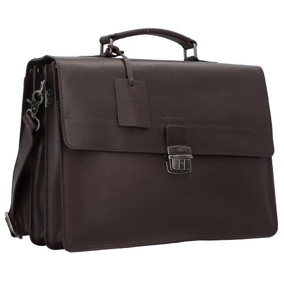 Burkely Cartella Dean vintage in pelle 38 cm