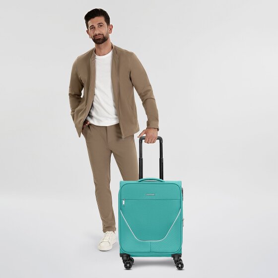 Stratic taska Trolley cabina a 4 ruote S 55 cm con piega a espansione