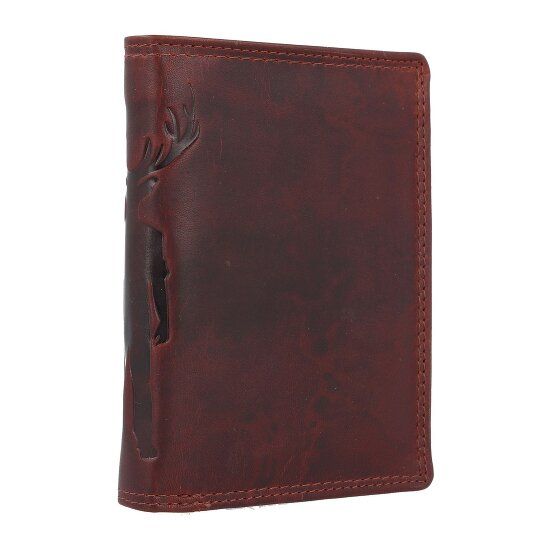 Jack Kinsky Monterey Portafoglio Protezione RFID Pelle 10.5 cm