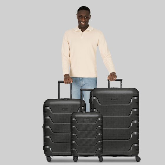 Smartbox Edition 01 4 ruote Set di valigie 3 pezzi con piega di espansione