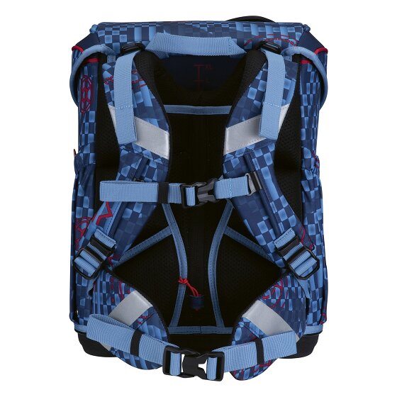 Scout Neo Exklusiv Safety Light Set di borse per la scuola 5 pezzi