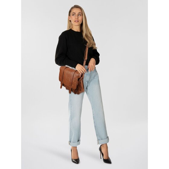 aunts & uncles Grandma's Luxury Club Cartella Messenger Vera Pelle 34 cm Vano porta PC