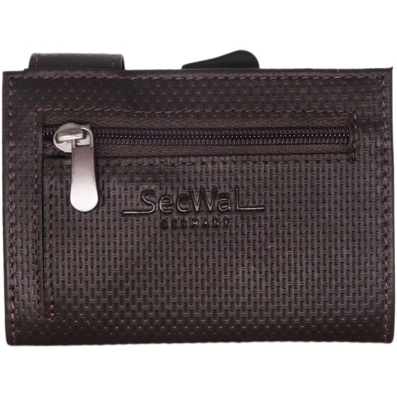 SecWal SecWal 1 portafoglio porta carte di credito RFID in pelle 9 cm